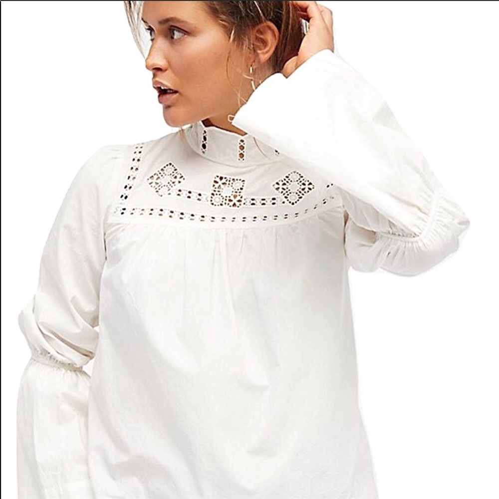 Free people belled sleeve shirt